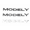 Suitable for Tesla Model Y trunk letter labeling MODEY English letter logo