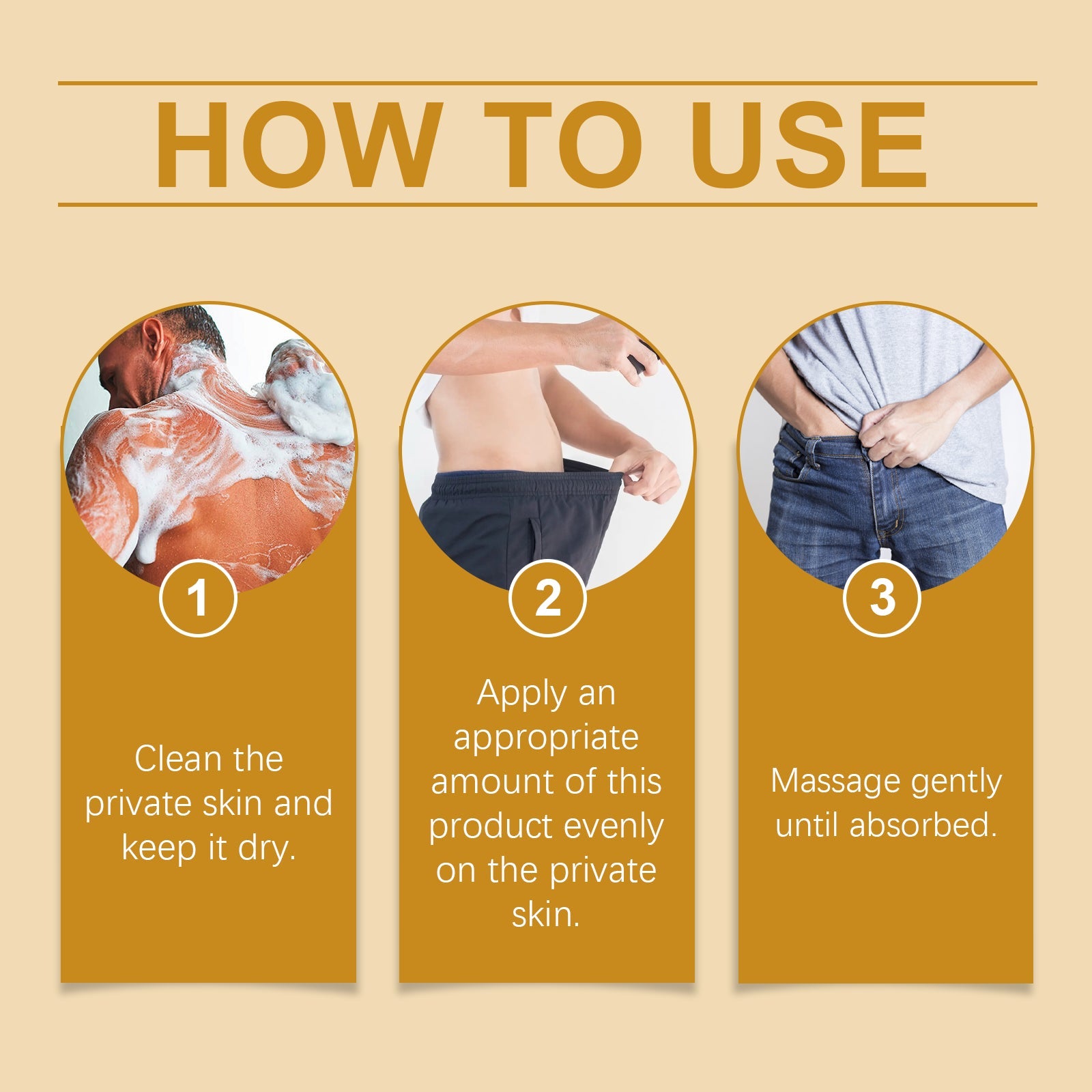 Male Vitality Care Cream Plant Extract Essential Oil Protects Male Vitality Lasting Endurance