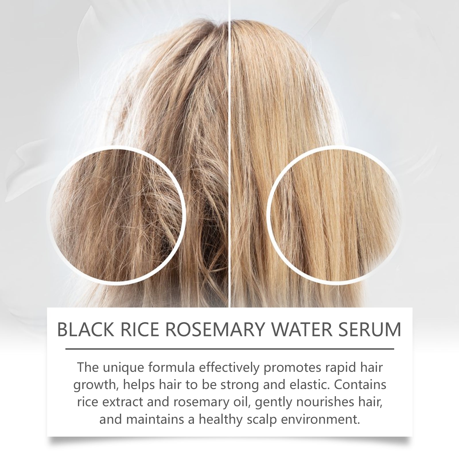 Black Sesame Hair Care Essence Nourishes Hair, Improves Dry Hair And Split Ends