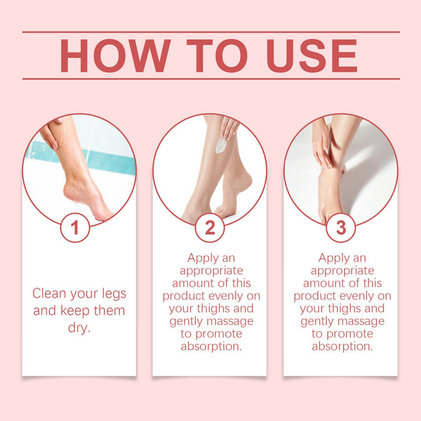 Herbal Leg Care Cream, Pamper And Massage Leg Skin To Relieve Leg Discomfort Daily Care Cream