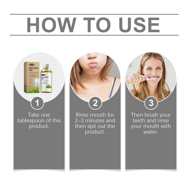 Woodsleep Coconut Mouthwash Fresh Breath Odor Gentle Care Clean Teeth Care Mouthwash