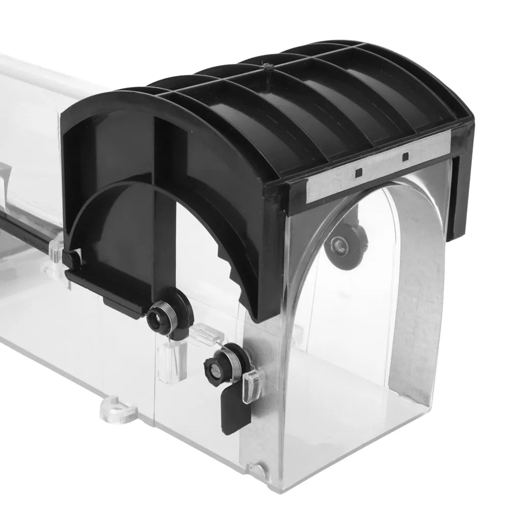 Safe Firm Humane Reusable Plastic Rodents Trap Household Mouse Catcher Smart Self-locking Mousetrap for Indoor Outdoor Garden