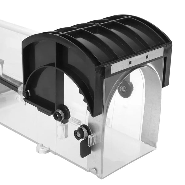 Safe Firm Humane Reusable Plastic Rodents Trap Household Mouse Catcher Smart Self-locking Mousetrap for Indoor Outdoor Garden