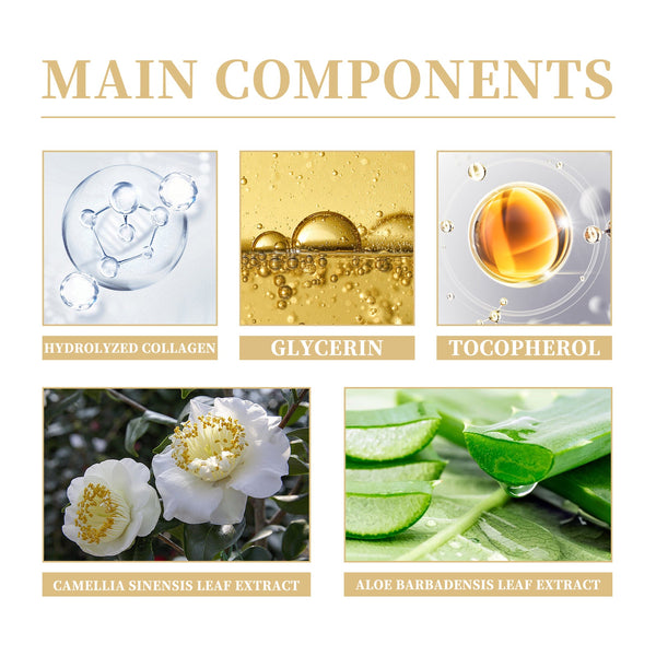 Collagen Cleanser, Moisturizing, Moisturizing And Firming Facial Skin, Cleaning, Anti-Wrinkle, Anti-Aging Eyes