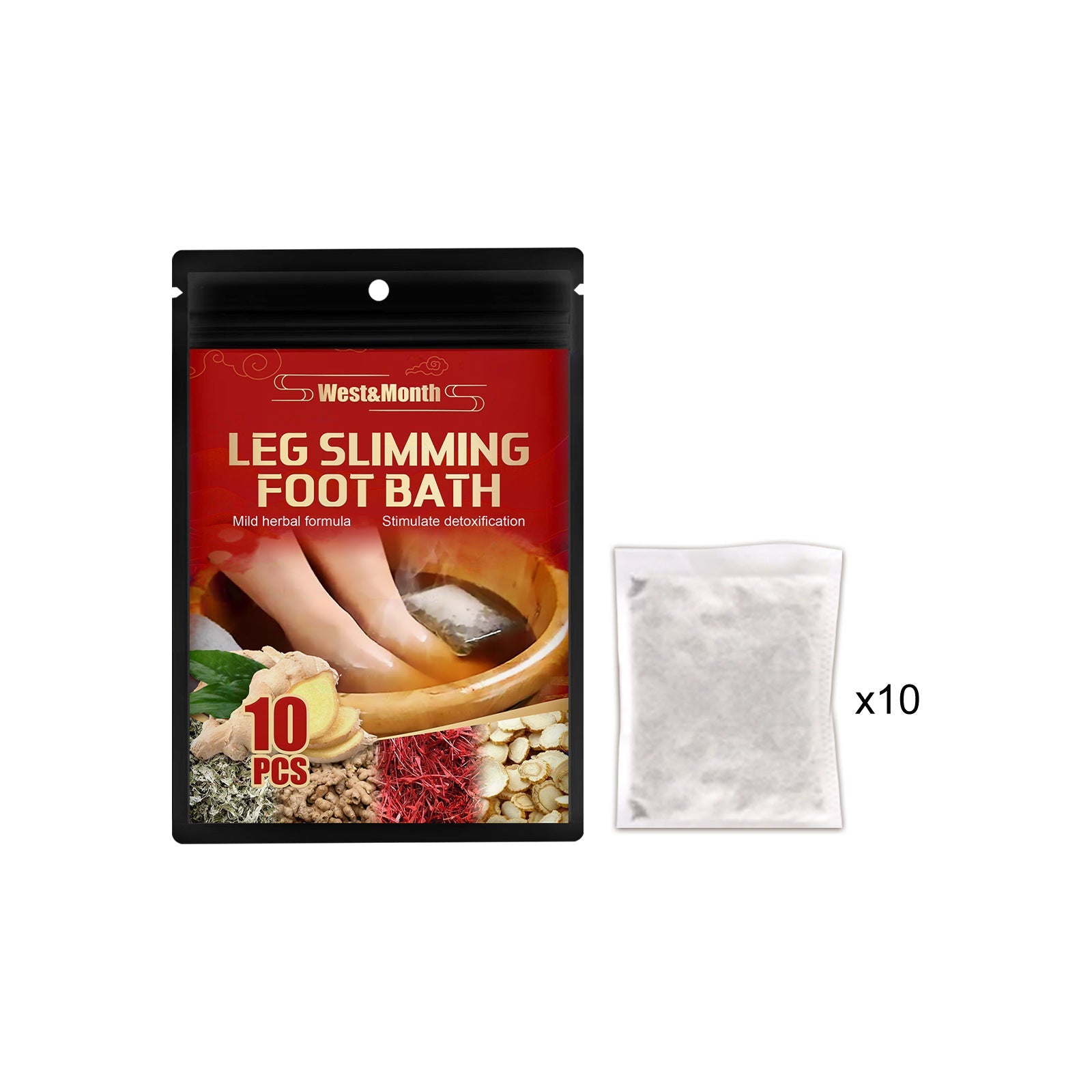 Leg Slimming Foot Bath, Relieve Leg Soreness And Swelling Discomfort Cold Relief Wet Foot Bath Kit