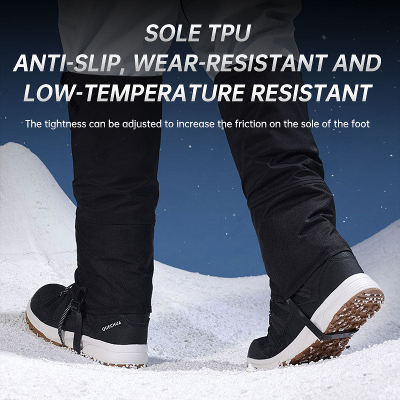 Hiking Skiing Leg Guard Foot Cover Men and Women Winter Outdoor Cold Warm Thickening Waterproof Wear-resistant Leg Cover