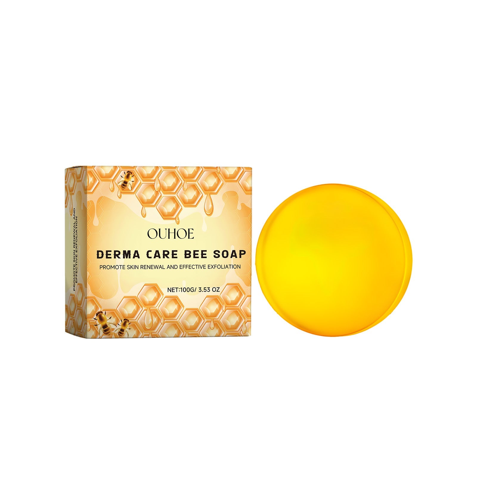 Derma Care Bee Soap, Repair Skin Moisturizing Skin Care Improve Skin Cleansing Foam Body Soap
