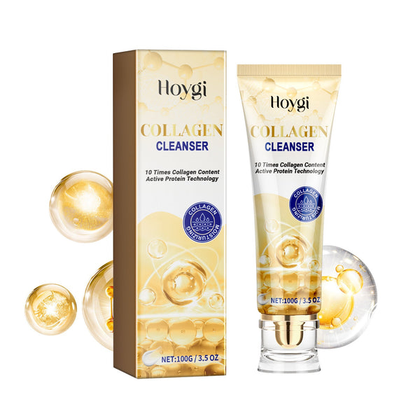 Collagen Cleanser, Moisturizing, Moisturizing And Firming Facial Skin, Cleaning, Anti-Wrinkle, Anti-Aging Eyes