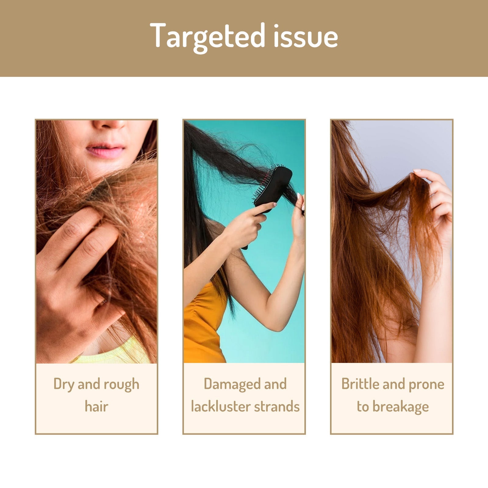 Deep Conditioner For Improving Dry Hair, Moisturizing And Smoothing Hair Conditioner