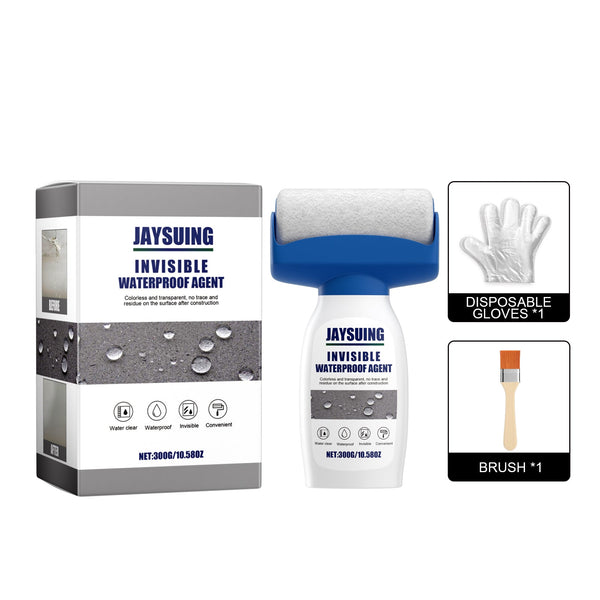 Roller Waterproof Glue, Home Waterproof Repair With Roller Brush Wear-Resistant Exterior Waterproof Paint