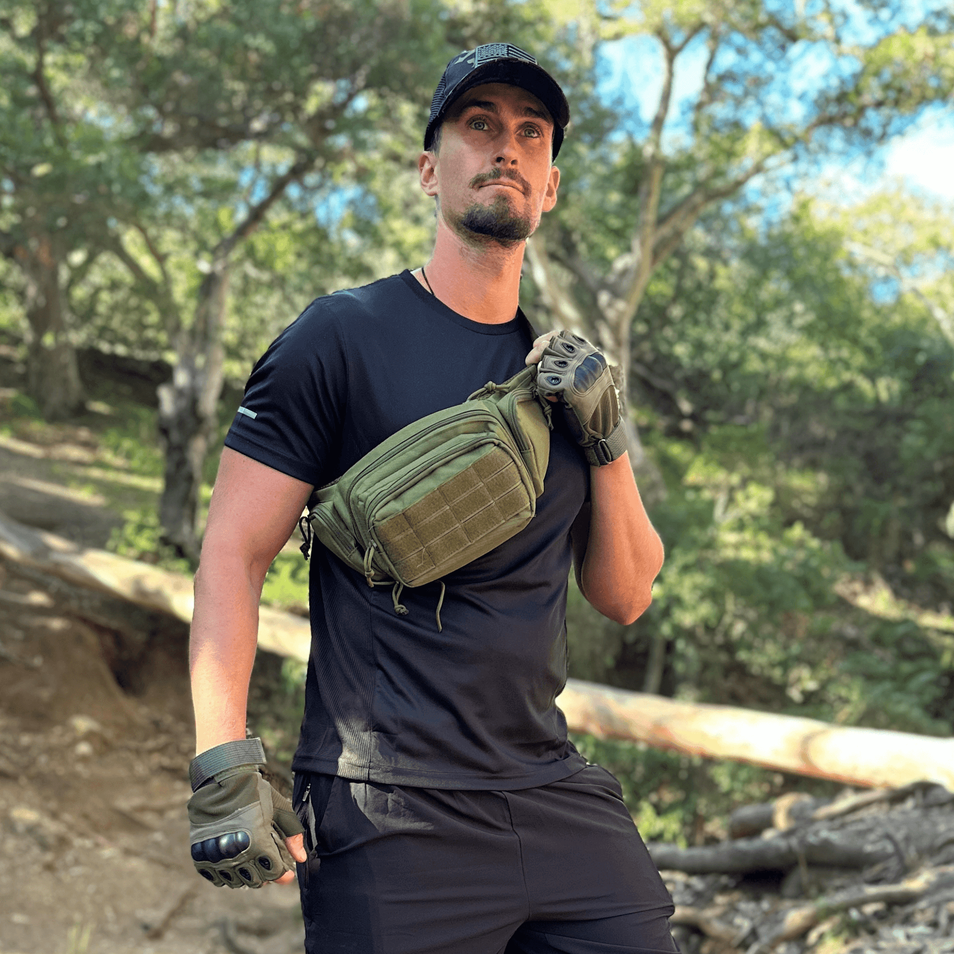 JupiterGear Tactical Military Fingerless Airsoft Gloves for Outdoor Sports, Paintball, and Motorcycling