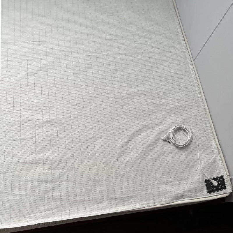 Grounded silver fiber cotton bed sheets anti-static grounding bed sheets to improve sleep quality silver ion conductive bed sheets