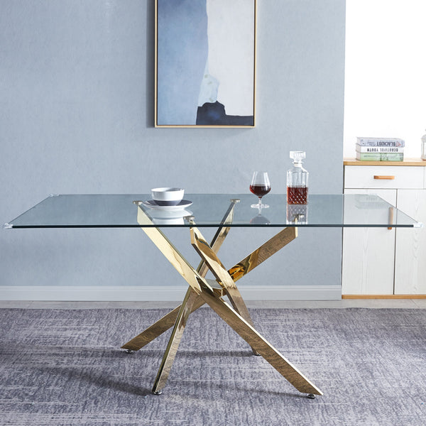 Modern Glass Table for Dining Room/Kitchen, 0.39