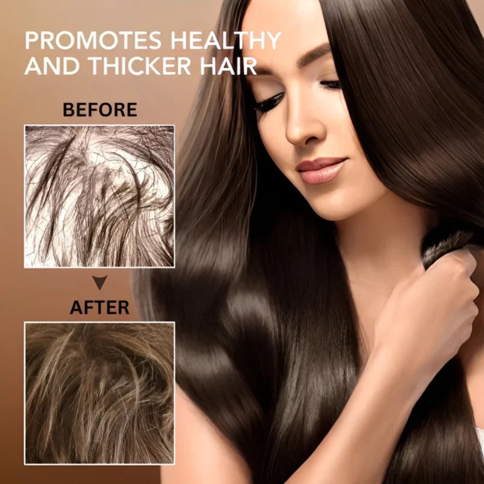 Moroccan Hair Oil, Leave-In Hair Care Serum For Split Ends And Dry Hair Without Greasy Scent