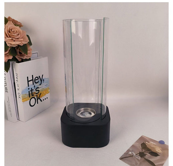 Firepot True Fire Alcohol Fireplace Whirlwind Stove Heating Stove Indoor and Outdoor Villa Atmosphere Decoration Desktop Decoration