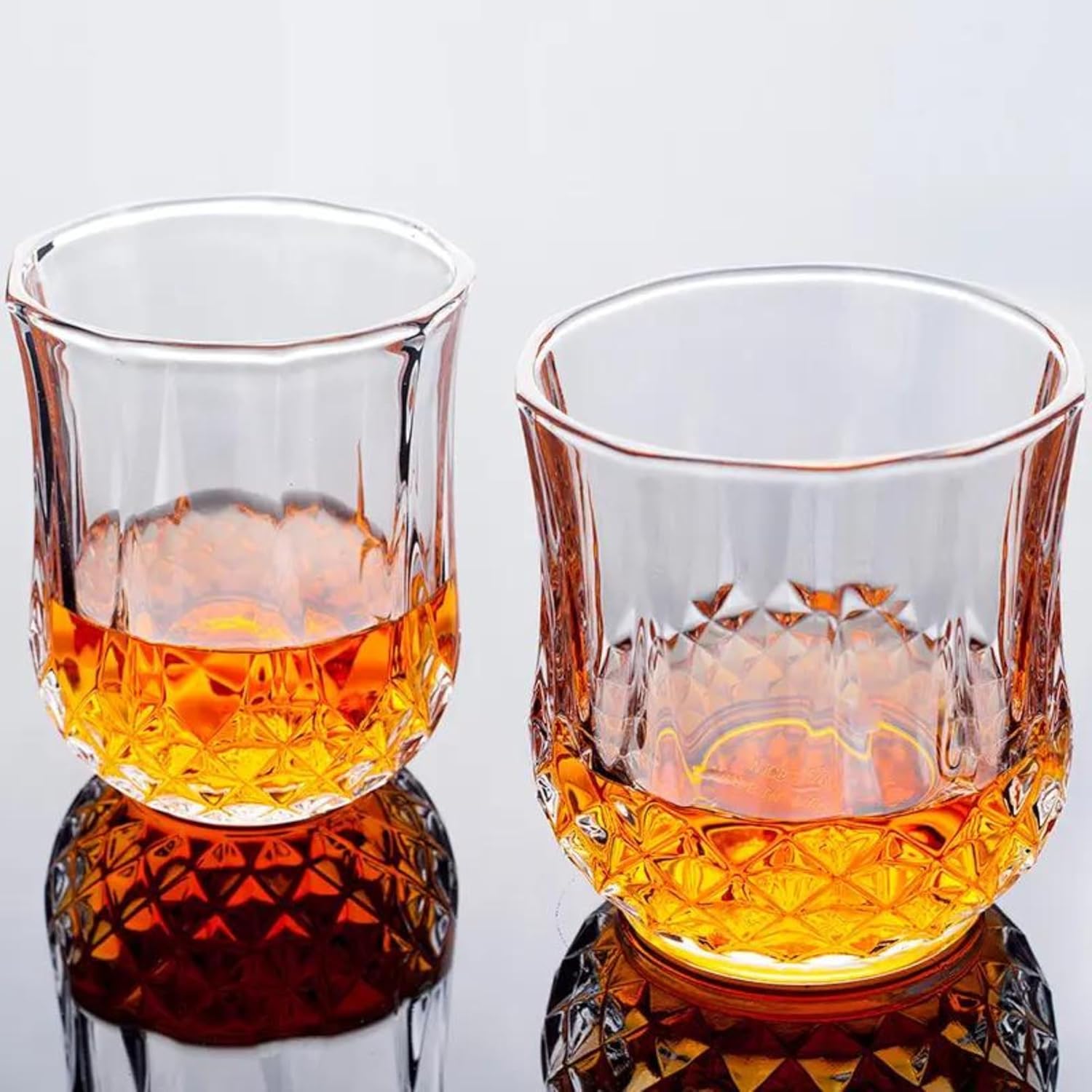 Whiskey Glasses 10oz Premium Scotch Glasses Set of 2 Old Fashioned Whiskey
