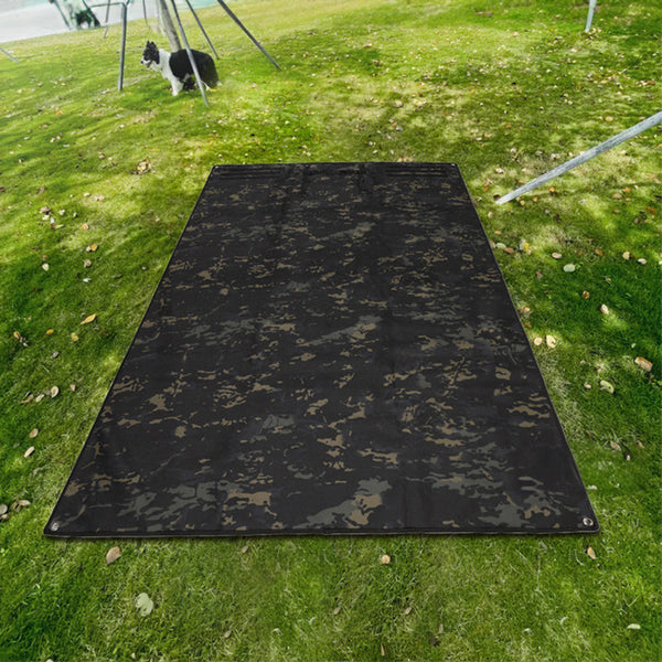 Outdoor non-slip shooting mat: double, portable, tactical, multi-use for training/camping.