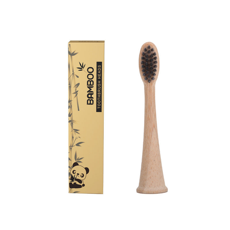 Bamboo toothbrush head compatible with Philips HX3/6/9 series electric toothbrush DuPont hair bamboo toothbrush head