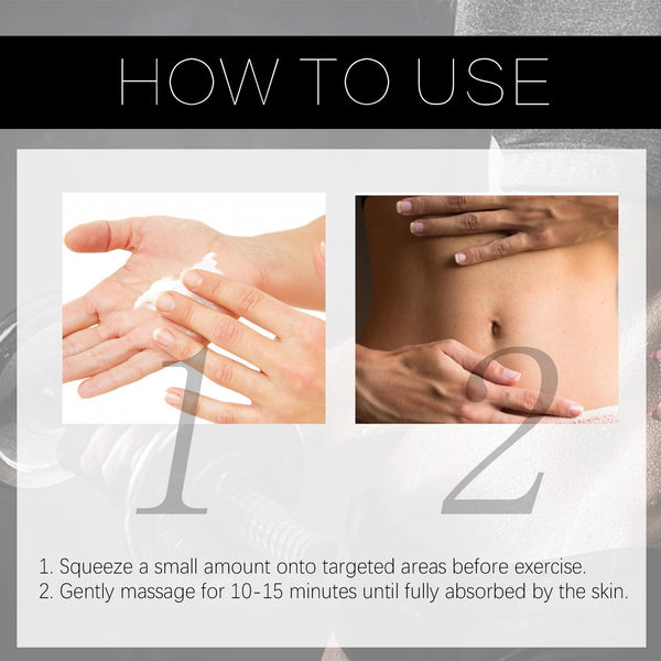 Abdominal Toning Cream, Toning And Strengthening Muscle Line Waistline Abs Firming And Shaping Massage Cream