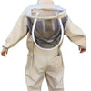 1 Set of Professional Ventilated Full - Body Beekeeping Suit with Gloves
