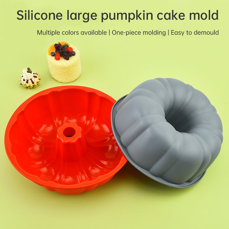 10-inch Non-Stick Silicone Bundt Pan - Multipurpose Baking Mold for Cakes, Jello & Gelatin