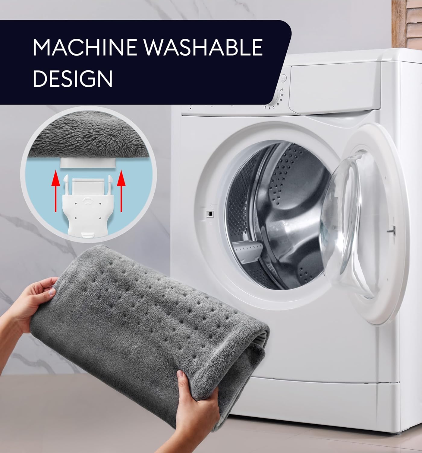 Heating Pad XL, Tabby Gray