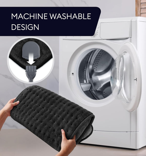 Heating Pad XL, Double-sided, Jet Black