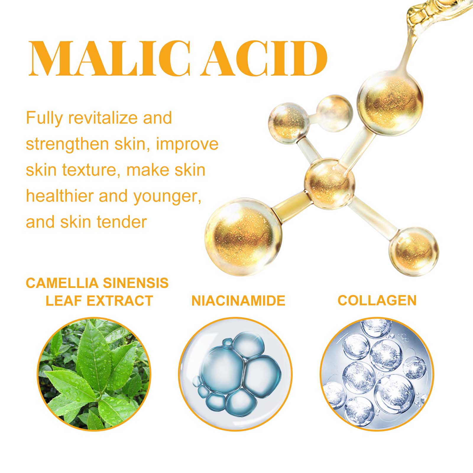 Ouhoe Fruit Acid Facial Body Essence Series, Moisturizing, Moisturizing, Brightening And Firming Skin Essence