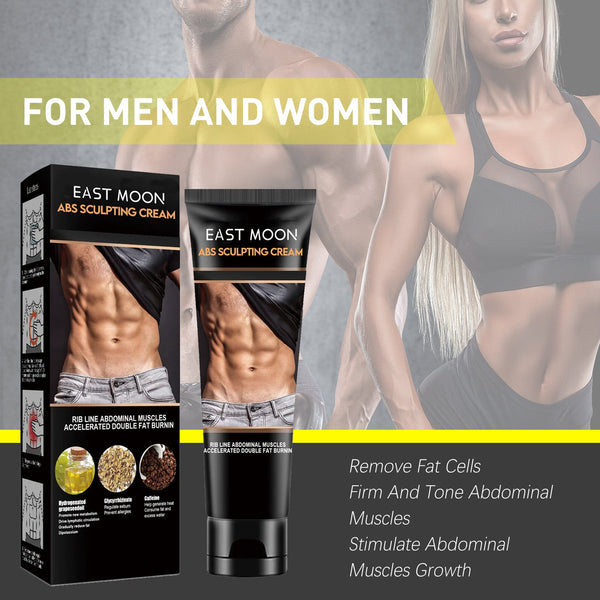 Abdominal Toning Cream, Toning And Strengthening Muscle Line Waistline Abs Firming And Shaping Massage Cream