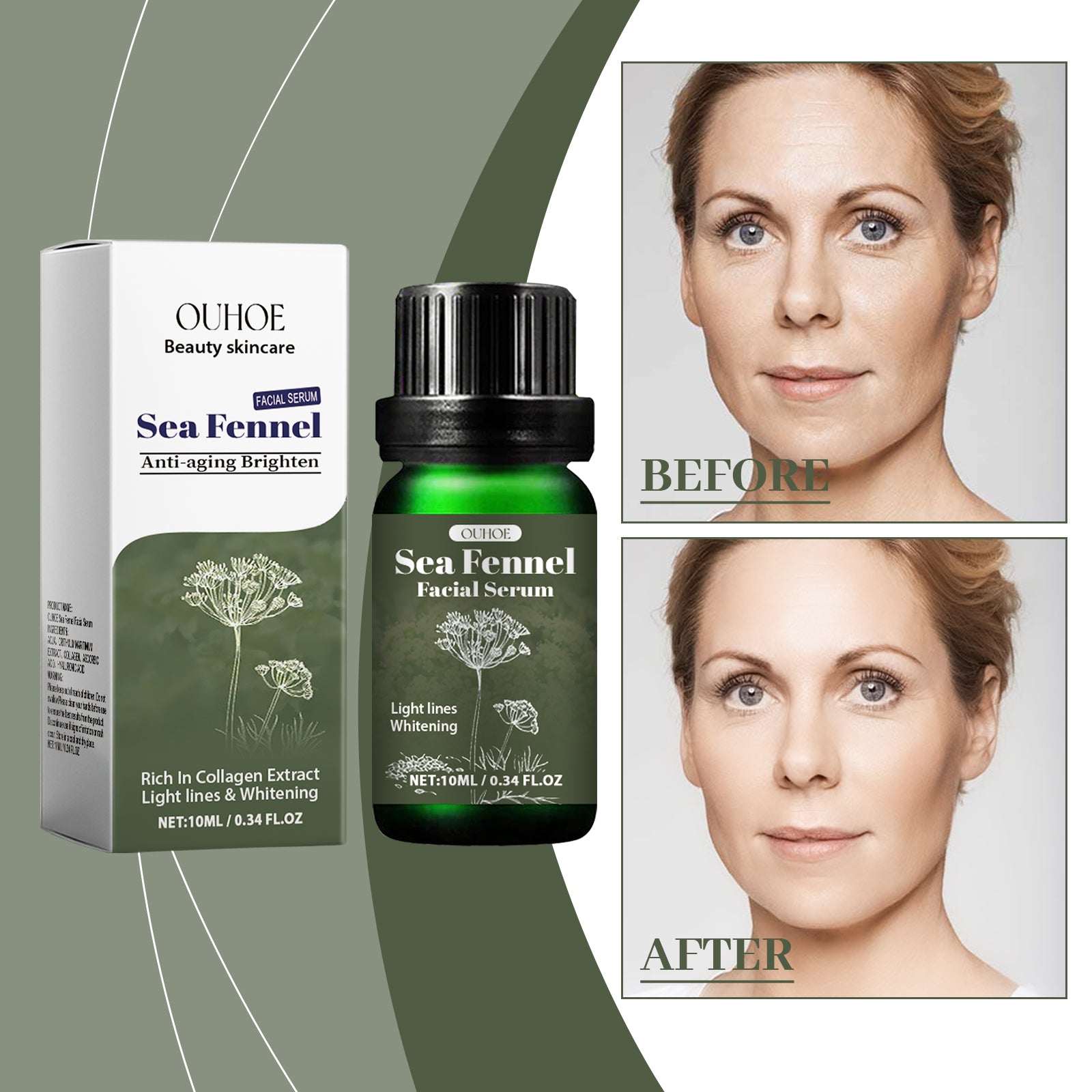 Sea Fennel Collagen Essence, Moisturizing And Repairing Facial Skin Daily Skin Care Moisturizing Essence