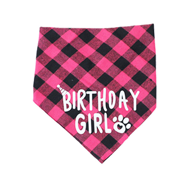 Pet Birthday Set  Triangle Scarf Hat Pet Party Decoration Styling Outdoor Creative