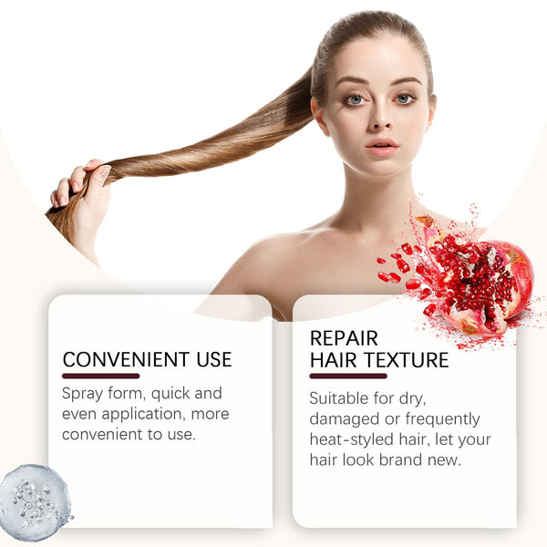 Heat Protection Pre-Ironing Spray Nourishes And Soothes Dry And Irritated Hair