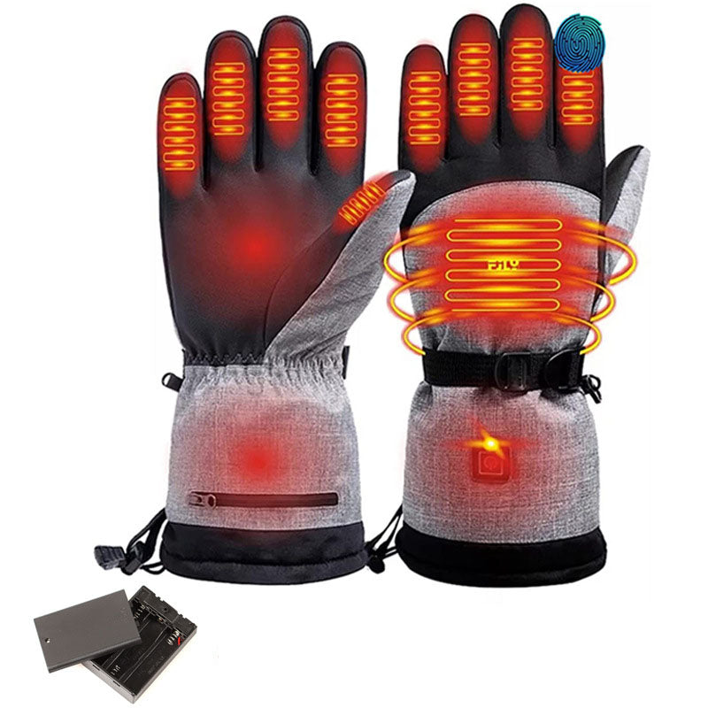 Intelligent temperature control heating gloves USB charging heating outdoor skiing cycling electric heating gloves
