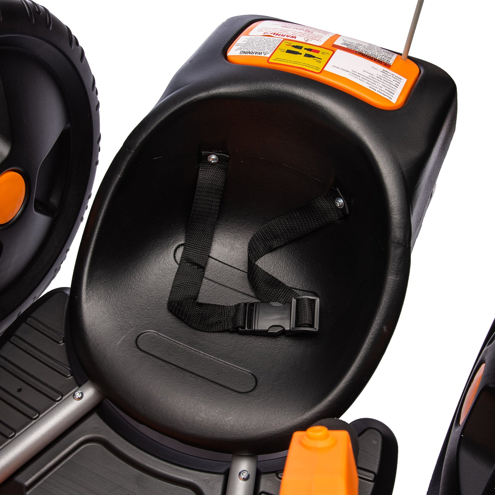 12V Kids Ride On Electric Toy,2WD,16'' exaggerated wheel,Dual handle control for 360 degree flexible steering and rotation