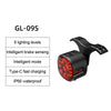Bicycle Smart Brake Tail Light MTB Road Bike Auto Brake Sensing Light SB Rechargeable IPX6 Waterproof LED Warning Rear Lamp