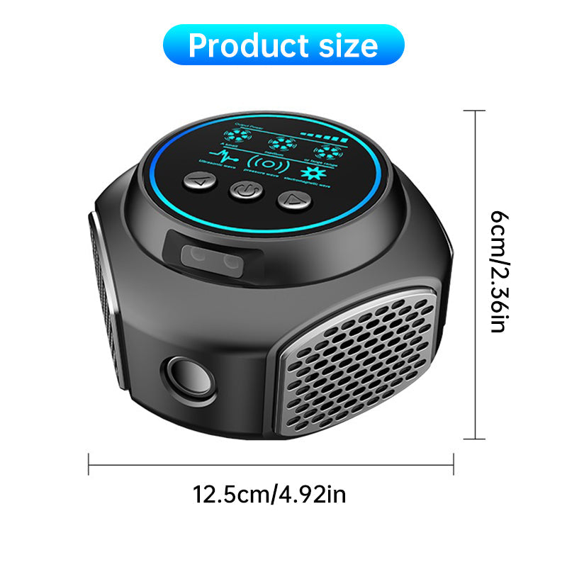 4-in-1 ultrasonic rodent repellent, 360° electronic rat repellent, repels indoor flies, cockroaches & mosquitoes.