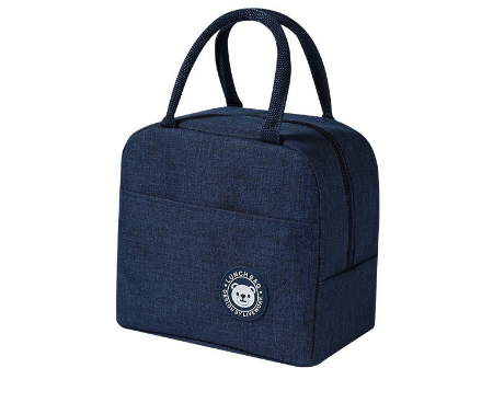 Fashion simple portable insulation bag waterproof fresh-keeping aluminum foil lunch box bag small lunch bag travel cooler bag