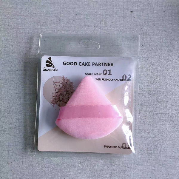 Triangle Dry Powder Puff Fiber Crystal Cotton Delicate On Makeup Beauty Tools Powder Puff