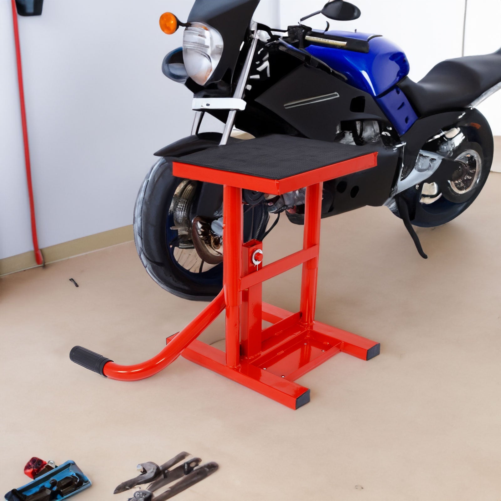 Motorcycle Dirt Bike Stands and Lifts Jack Stand Steel Lift 11