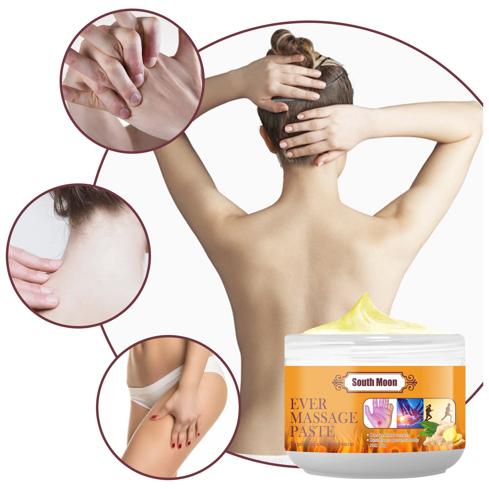 Tendon Sheath Cream, Wrist And Thumb Tendon Joint Care Fever Massage Cream To Relax The Muscles To Remove Dampness And Cold