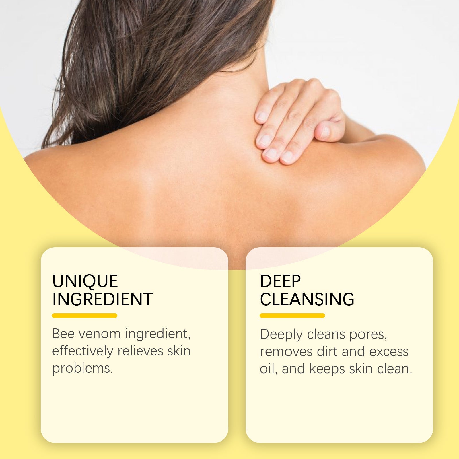 Derma Care Bee Soap, Repair Skin Moisturizing Skin Care Improve Skin Cleansing Foam Body Soap