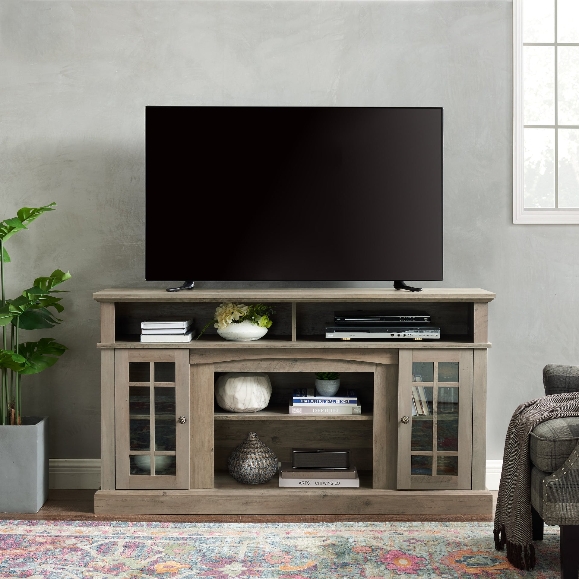 Classic TV Media Stand Modern Entertainment Console for TV Up to 65