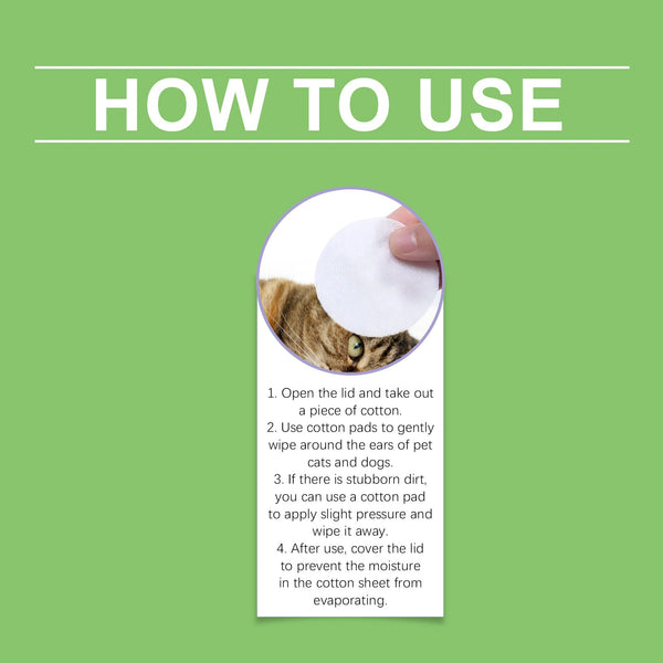 Ear Cleaning Pad For Cats And Dogs Soothes Pet Ear Canal Discomfort And Cleans Ear Dirt