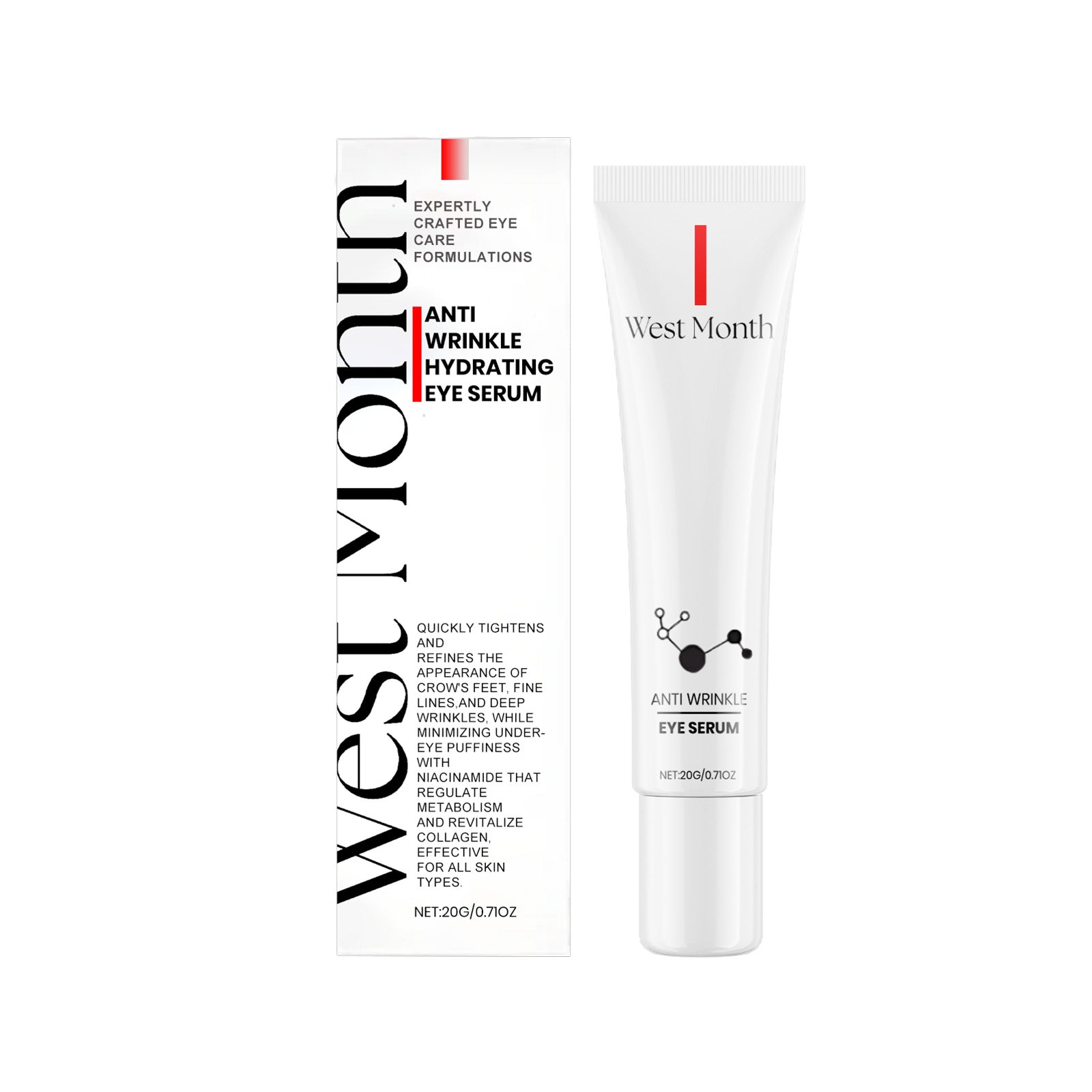 Moisturizing And Firming Eye Cream, Moisturizing And Brightening Eye Repair And Reducing Dry Lines Eye Cream