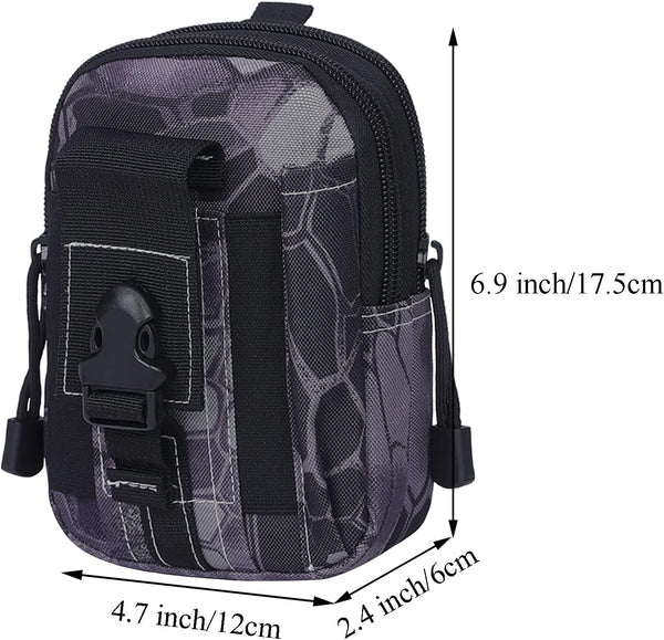 JupiterGear Tactical MOLLE Military Pouch Waist Bag for Hiking, Running and Outdoor Activities