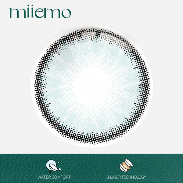 1Pair FDA Certificate Eyes Beautiful Pupil Colorful Girl Cosplay Contact Lenses  PHALAENOPSIS LIGHT BLUE