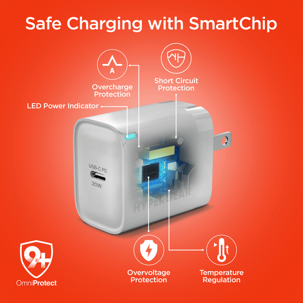 HyperGear 20W USB-C PD Wall Charger