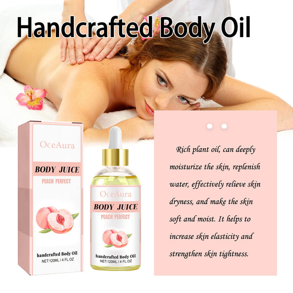 Handcrafted Body Oil, Hydrating And Moisturizing Essential Oil For Firming And Soothing Skin