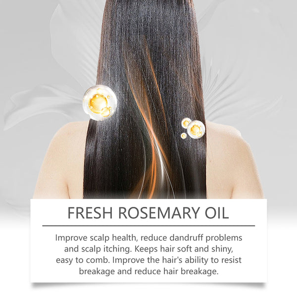 Rosemary Hair Care Essential Oil, Hydrating And Moisturizing Daily Gentle Hair Care Oil
