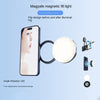 New YSH-126 LED Magnetic Phone Fill Light Photography Lamp Desktop Video Conference Live Pocket Light Mirror